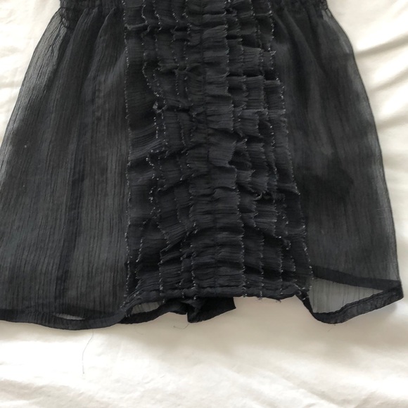 Black Guess sheer top - Picture 3 of 5